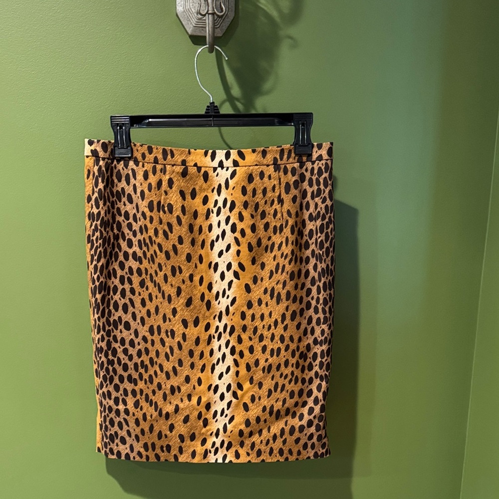 Michael Kors Petite Leopard Print Women's Skirt, NOWT
